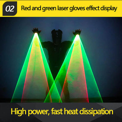 Color Rotating Laser Gloves