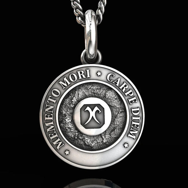 Memento Mori Skull Pendant