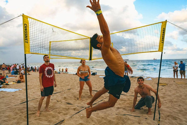 (Last Stock &Hot Sale) Cross-shaped Volleyball Game Set
