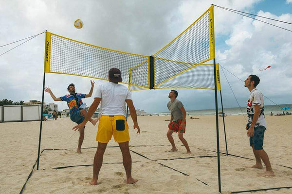 (Last Stock &Hot Sale) Cross-shaped Volleyball Game Set