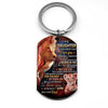 Never Forget That I Love You - Lion Multi Colors Personalized Keychain A883