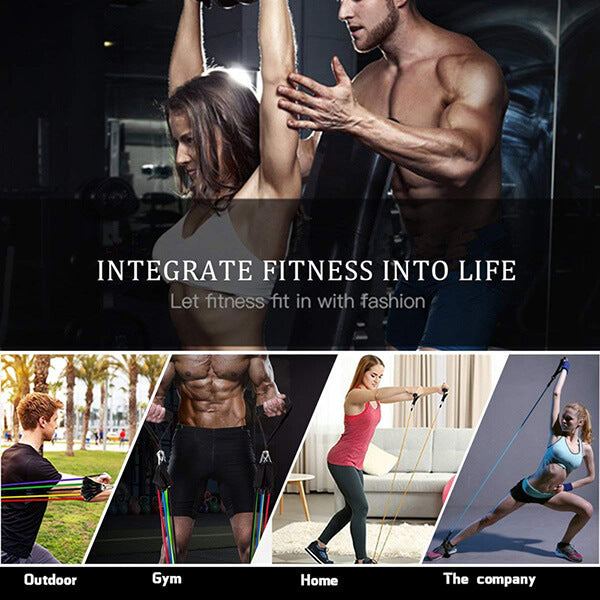 Exercise Resistance Bands (11-piece set)
