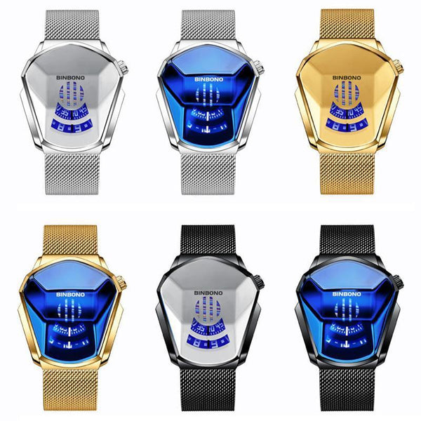 Diamond Style Quartz Watch For Men & Women【Buy Two Free Shipping】