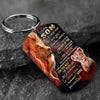 Dad To Son - Never Forget That I Love You - Lion Multi Colors Personalized Keychain A883